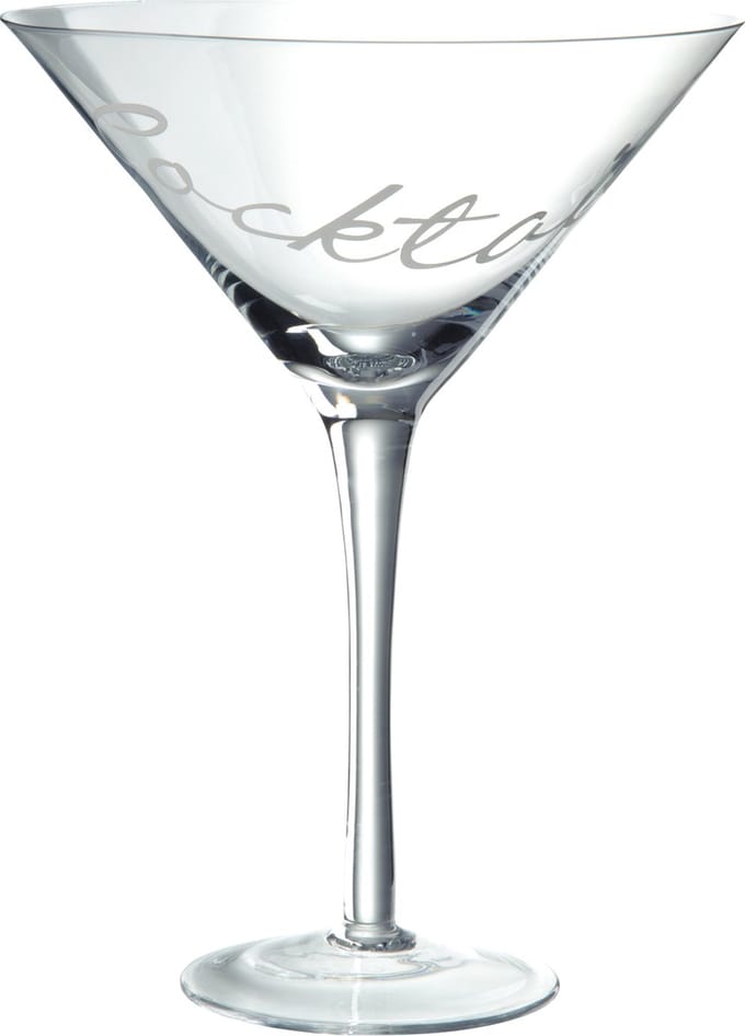 Cocktailglas | glas | transparant | 18x18x (h)23 cm
