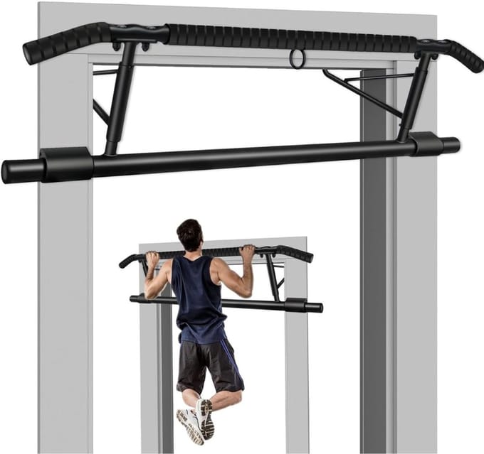 DailySupplies® Pull Up Bar Deur - Optrekstang - Station - Extra Stevig - Zwart
