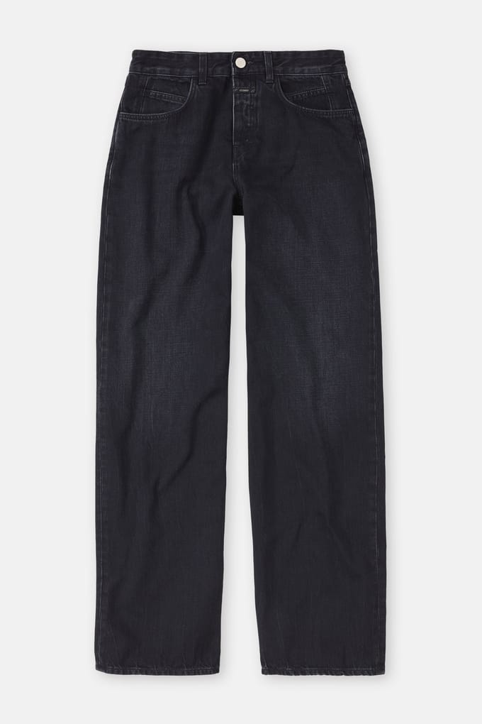 Closed Nikka Dark Grey Größe: W30L32 | Ausgestellte Hosen Outlet | Damen | Grau