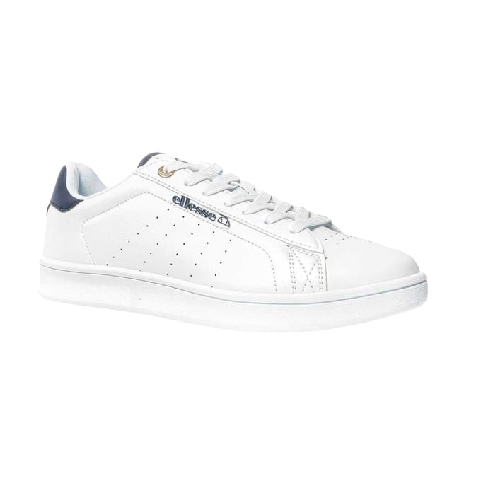 Ellesse Heren Logo Cupsole Sneakers (Wit/Marineblauw)
