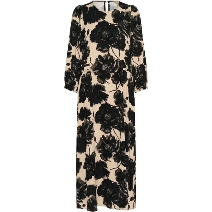 Jurk CUrachel Jurk Relaxed fit black offwhite