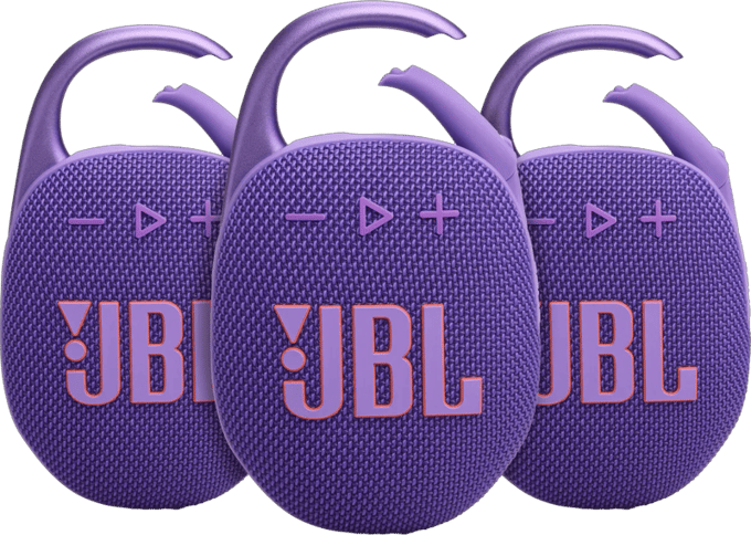 JBL Clip 5 Paars 3-pack