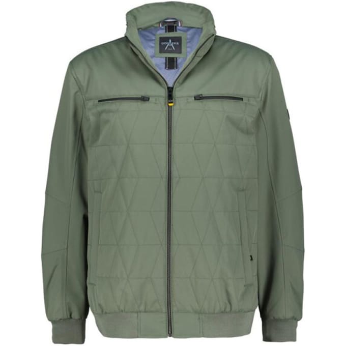 Donders 1860 - Zomerjas - Mannen - 2XL-56 - Olijf - Katoen - 22026