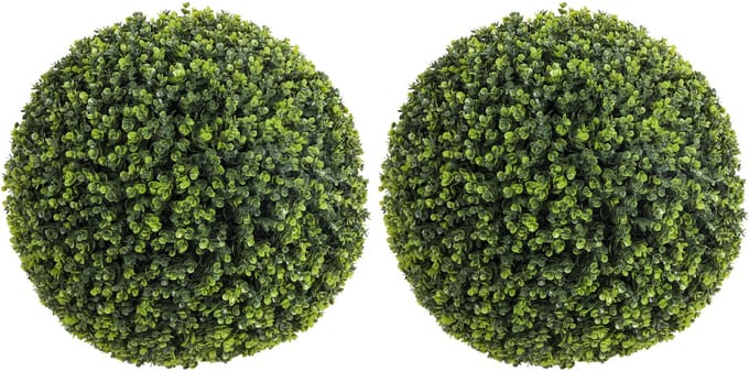 HOMCOM Kunstmatige Topiary-PE-52L x 52B x 52H cm-Groen