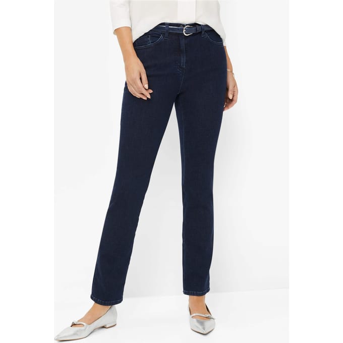 Raphaela by Brax Dames Jeans  Style LORA, denim donkerblauw, maat 40K