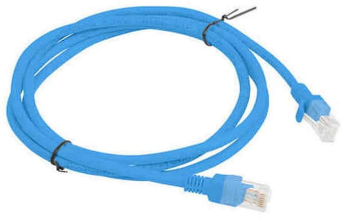 Lanberg patch cable - 5 m - blue RAL 5012 - Blauw - 5m