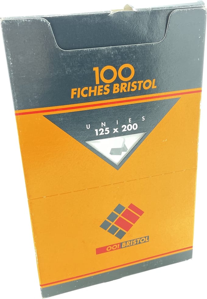 Oxford - Indexkaarten 125x200 mm - Gelijnd - 100 stuks - Wit