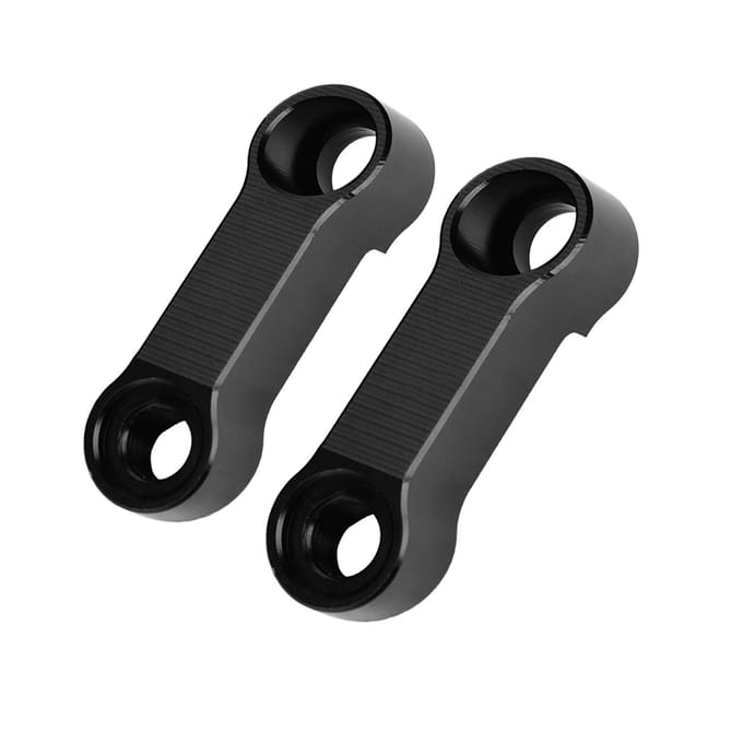 Kit d'adaptateur de rétroviseur de moto, extension de montage sur colonne montante, 10mm 8mm noir
