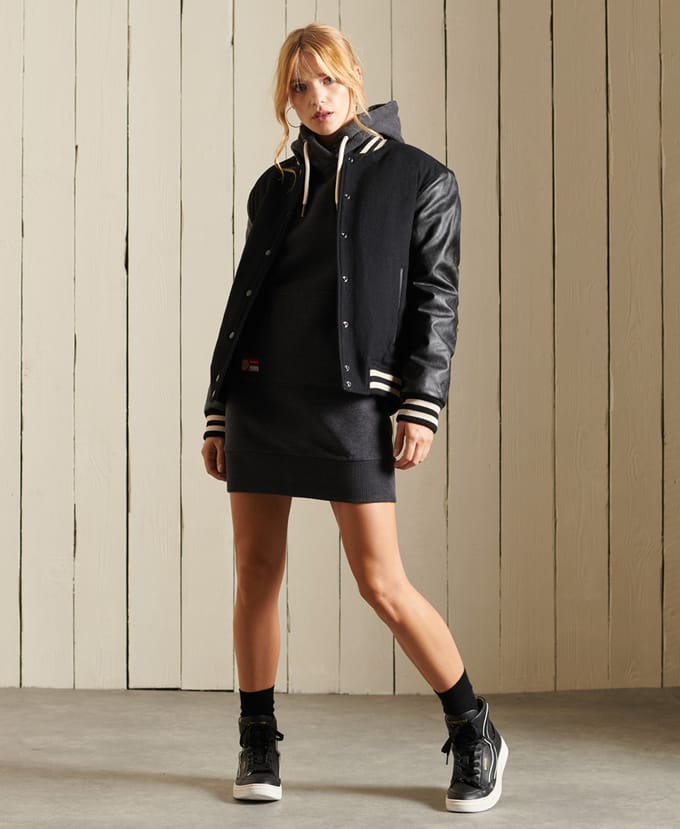 Damesjurk met capuchon Superdry Track & Field