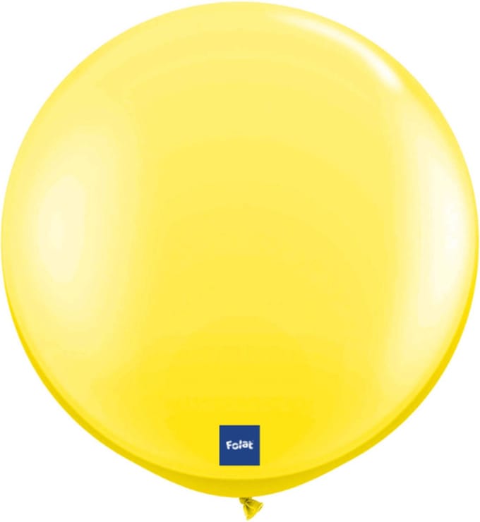 Folat - Folatex ballon XL 90 cm (per stuk) Std Geel