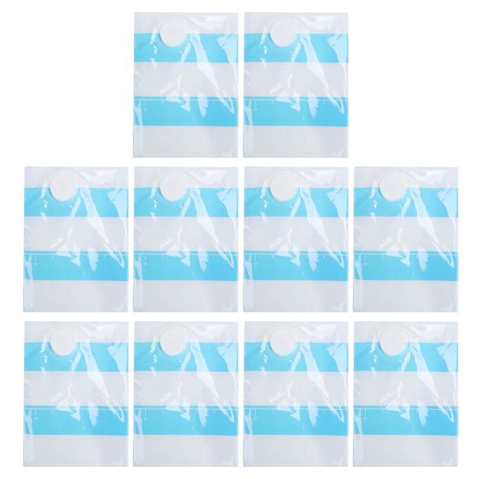 10 Stuks Set 12C Vacuüm Opbergzak Ruimtebesparende Gecomprimeerde Zak met 3,5cm Draad Luchtinlaat Type 3