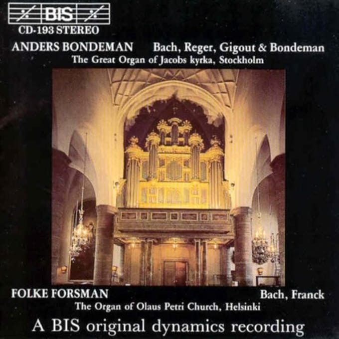 Anders Bondeman - J.S. Bach: Prelude And Fugues In F Minor (CD)