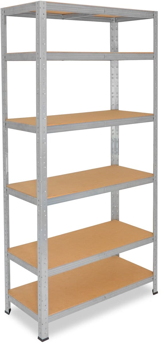 Shelfplaza HOME metalen stellingkast - 180x80x60 cm - verzinkt - 6 planken