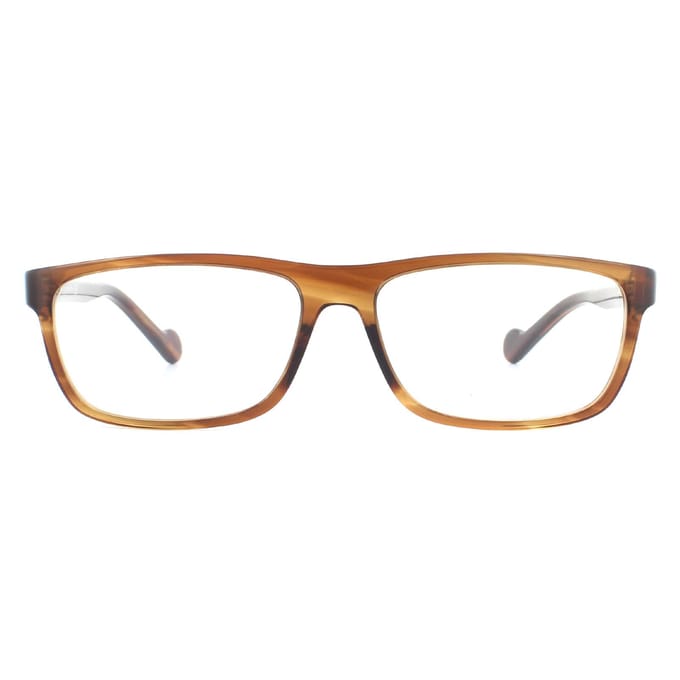 Moncler brilmonturen ML5063 050 rayï¿½ marron cristal hommes