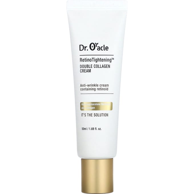 Dr. Oracle, Raffermissement Rétino, Crème Double Collagène, 1,69 fl oz (50 ml) white
