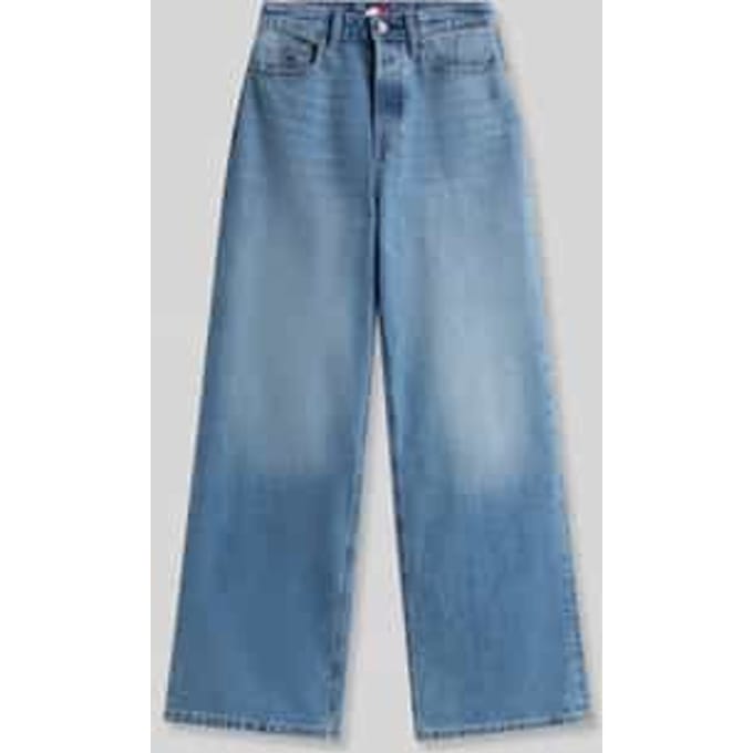 Wide & loose fit jeans van katoenmix model 'CLAIRE'