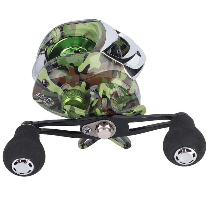 PRO BEROS Baitcasting Reel 18+1 Lagers 7.2:1 Versnellingsverhouding Vishengelmolen Rechts gray
