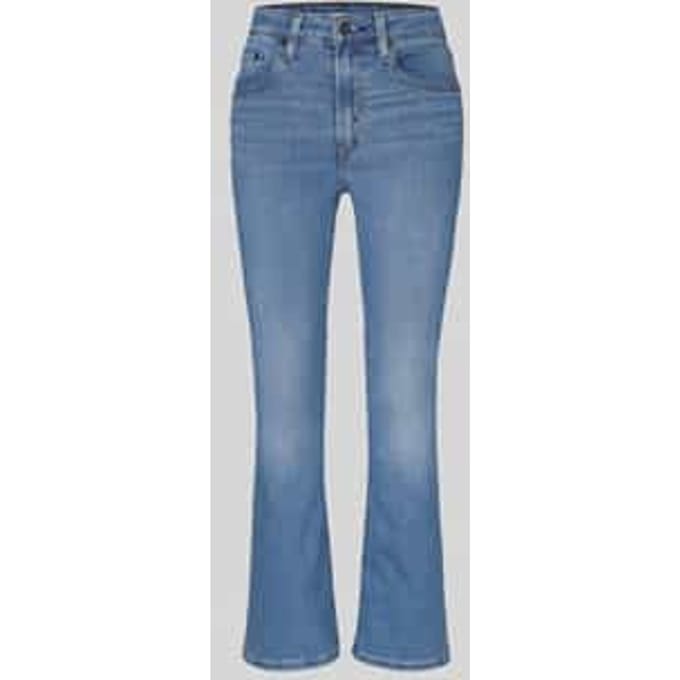 slim fit bootcut-jeans van mix van katoen en lyocell model '725 HIGH RISE BOOTCUT'