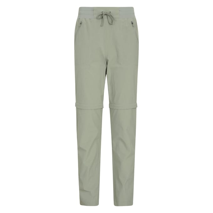 Mountain Warehouse Dames/Dames Explorer afritsbare wandelbroek (Kaki Groen)