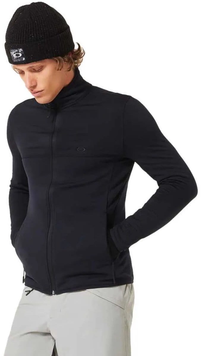 Oakley Apparel Canopy Fleece Met Volledige Rits Zwart S Man