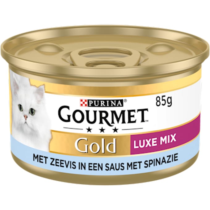 Gold Luxe mix kattenvoer nat zeevis