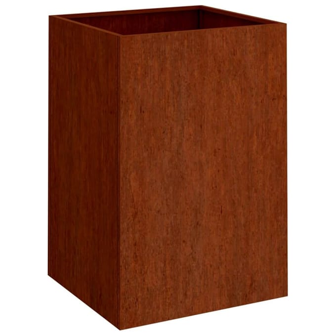vidaXL - Plantenbak - 52x48x75 - cm - cortenstaal