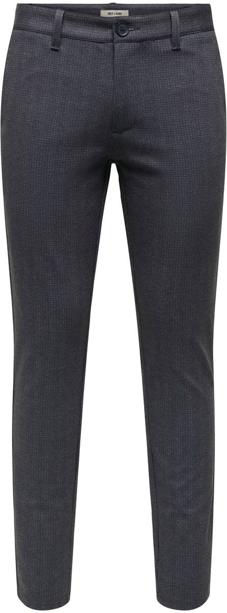 ONLY&SONS - ONSMARK SLIM CHECK 020960 PANT NOOS - Heren - Broeken