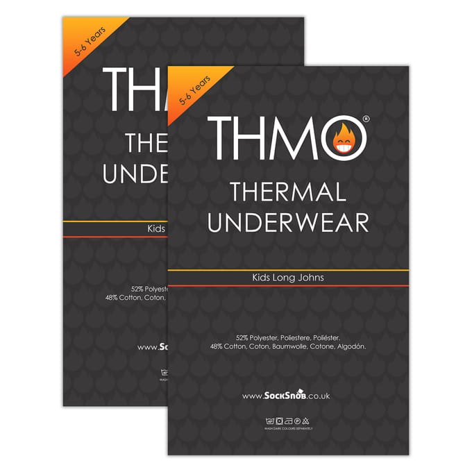 2-Pack Kinderthermal Ondergoed | Winter Basislaag Thermisch Ondergoed Onderstukken