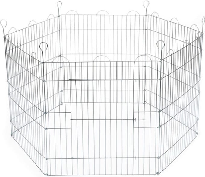 Beeztees - Konijnenren - 6 Panelen - 66,5x58 cm, diam. 100 cm