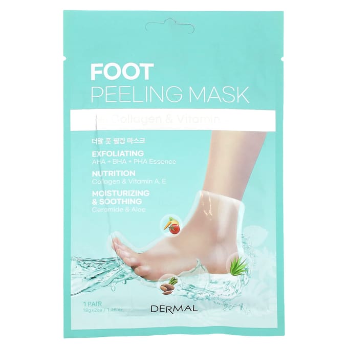 Foot Peeling Exfoliating Mask, 2 sets purple
