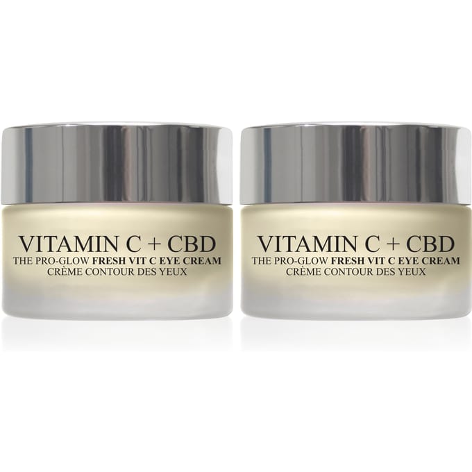 2 x Vitamine C + CBD Oogcrème 15ml