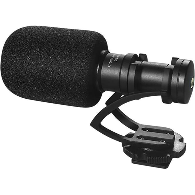 COMICA CVM-VM10II Op-Camera Nierkarakteristiek Videomicrofoon voor iPhone zwart