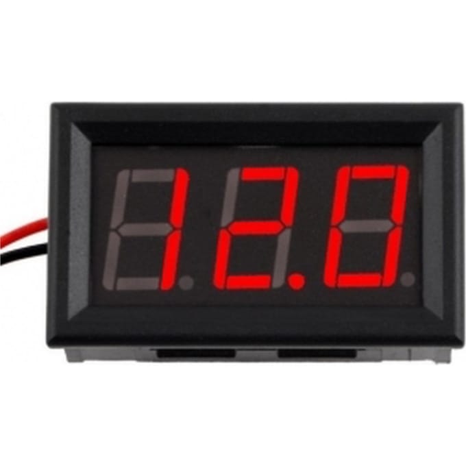 Dc 3.5~30v Led Panel Voltage Meter Digitale Led Display Voltmeter