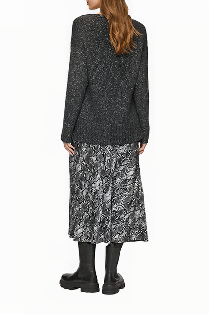 s.Oliver  Skirt Grey/black Taglia: 38 | Minigonne Outlet | Donna | Grigio