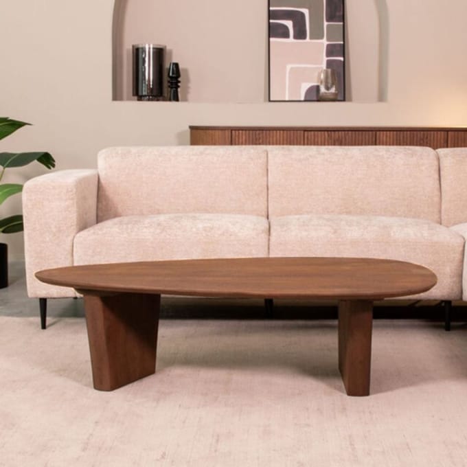 LABEL51 - Salontafel Wow - Bruin - 75x155x86cm