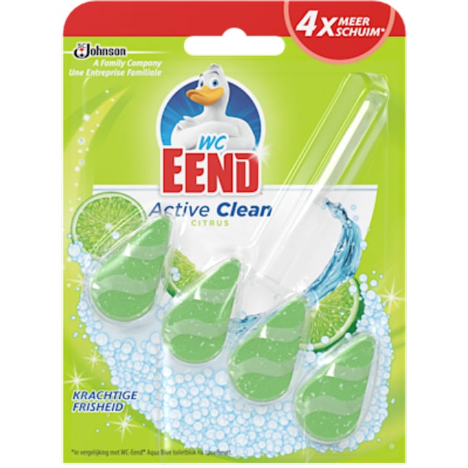 1 x WC Eend – Toiletblok – Active Clean – Citrus – 38 g - Koffiezetapparaat