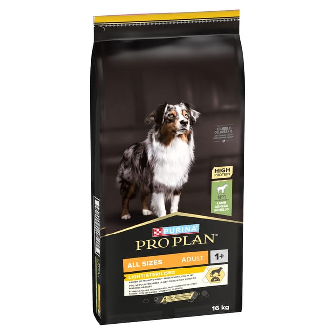 Pro Plan All sizes Adult Light Sterilised Lam - 16 kg