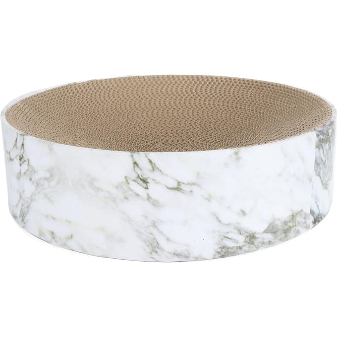 Kattenkrabber Bed Golfkarton Bescherm Meubels Rond Kattenkrabbord Pad voor Medium Small gray