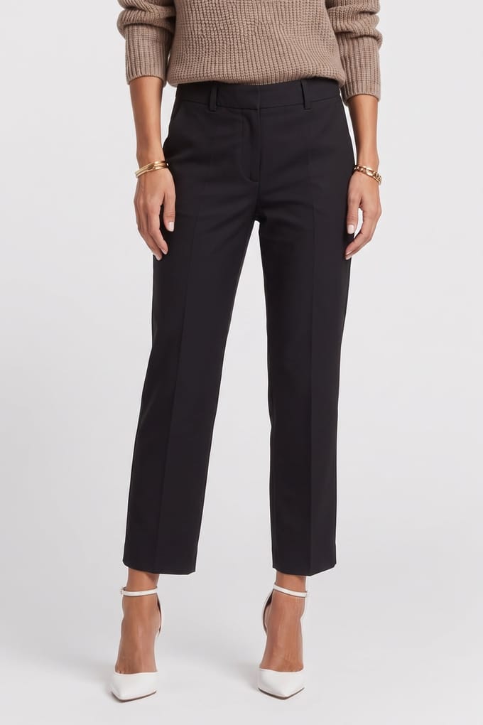 ARKET Elmo Tencel Poly Trousers Black Größe: 40 | Stoffhosen Outlet | Damen | Schwarz