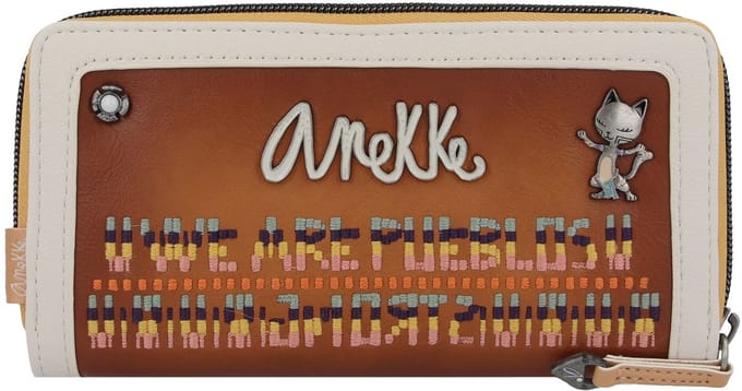 Anekke Menire Portemonnee RFID-bescherming 18.5 cm - Dames - Horizontaal - mehrfarbig