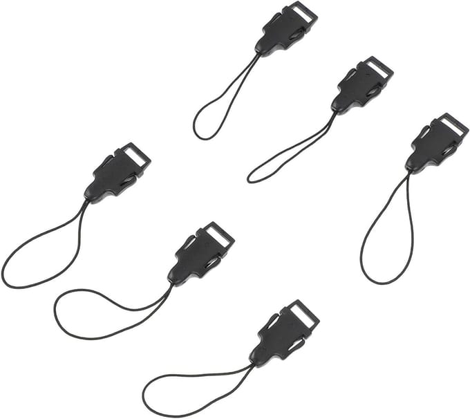 Camera Adapter Clips - Snelle Ontkoppeling - Camera Beveiligen - Compact Lichtgewicht - 20 Stuks - Zwart