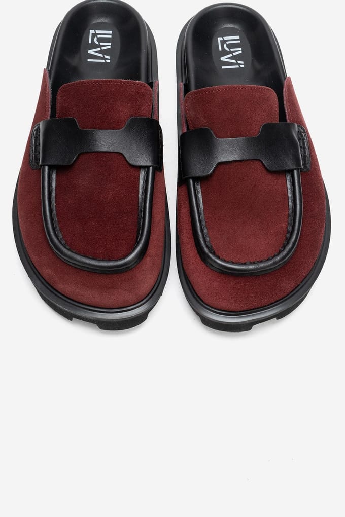 Vela Leren Slipper
