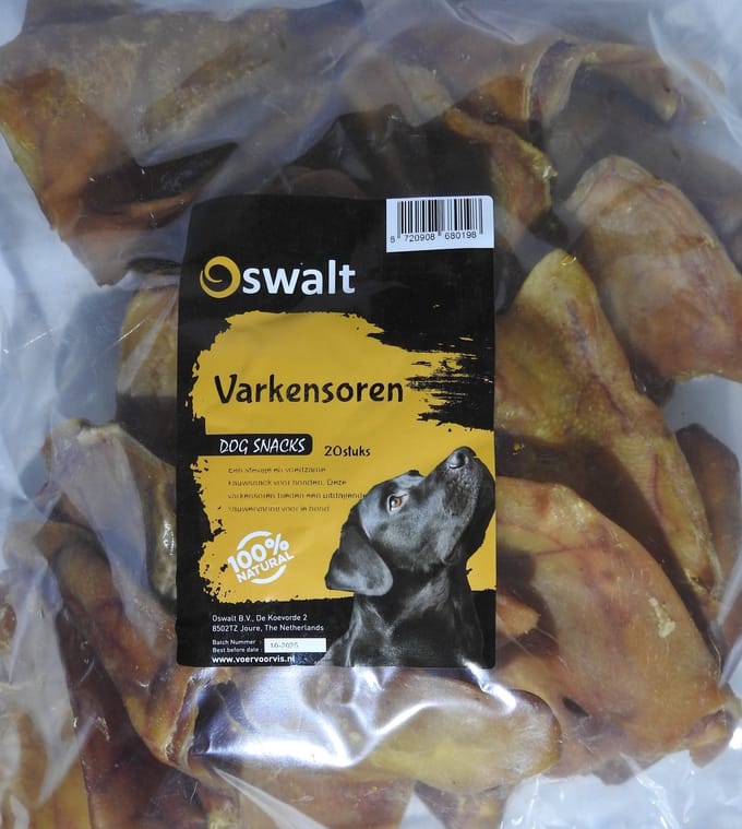 Oswalt Varkensoren - Hondensnack - 20 stuks