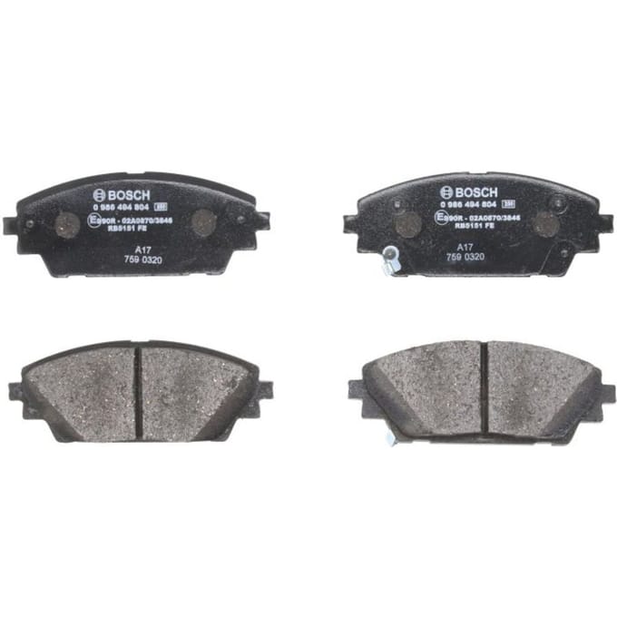 Remblokset BOSCH 0 986 494 804, voor