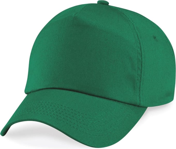 Beechfield Junior Original 5 Panel Cap Kelly Green