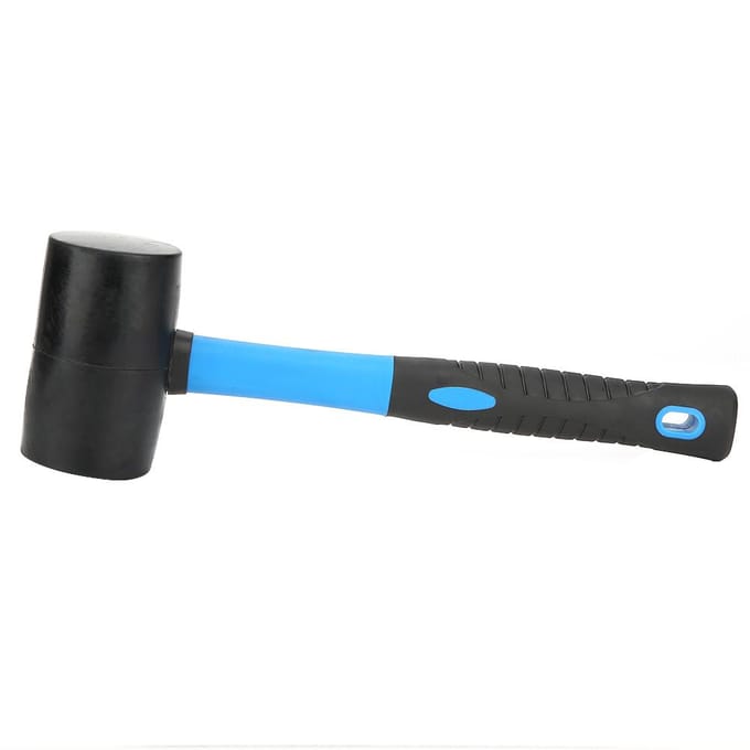Dubbelzijdige Zachte en Harde Blauw Zwarte Rubber Hamer Installatiegereedschap blue