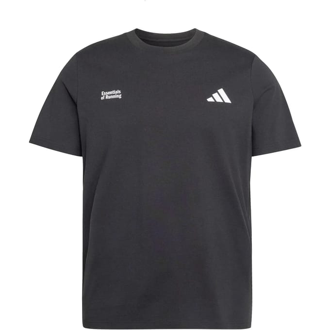 Adidas Performance Run Essentials Graphic T-Shirt - Heren - Zwart