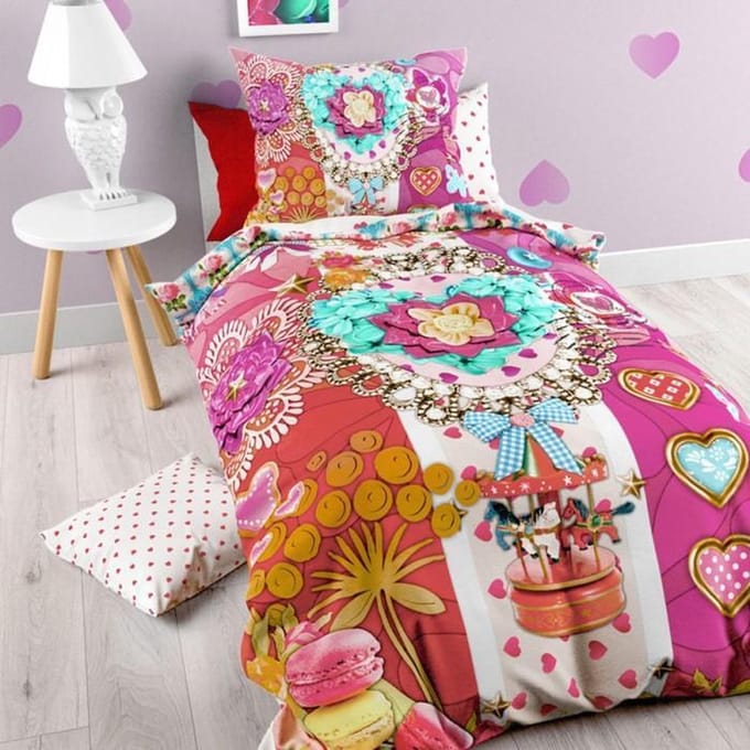 So Cute Ruby Dekbedovertrek 140x200/220 + 1 kussensloop 60x70 - Multi