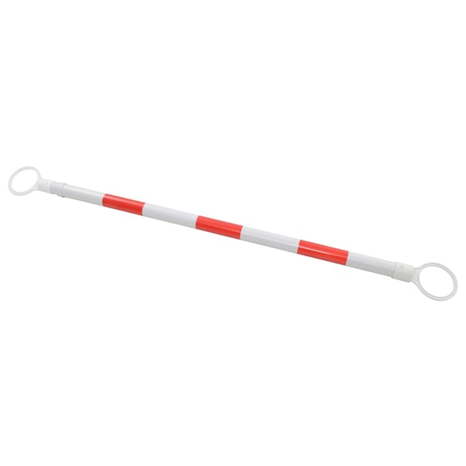 vidaXL - Pylonstangen - inklapbaar - 116-197 - cm - kunststof - 2 - st