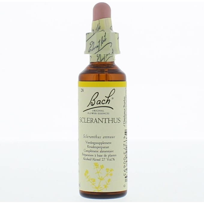 Bach Flower Remedie 28 Scleranthus 20 Druppels